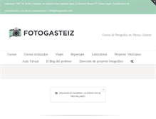 Tablet Screenshot of fotogasteiz.com